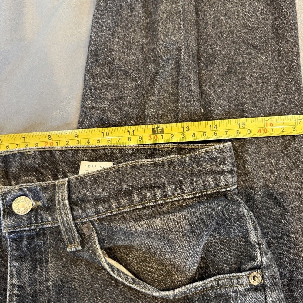 Vintage Levi's 505 Orange Tab Jeans Faded Mens 31x32 Black Denim USA Grunge 90s - Picture 7 of 7
